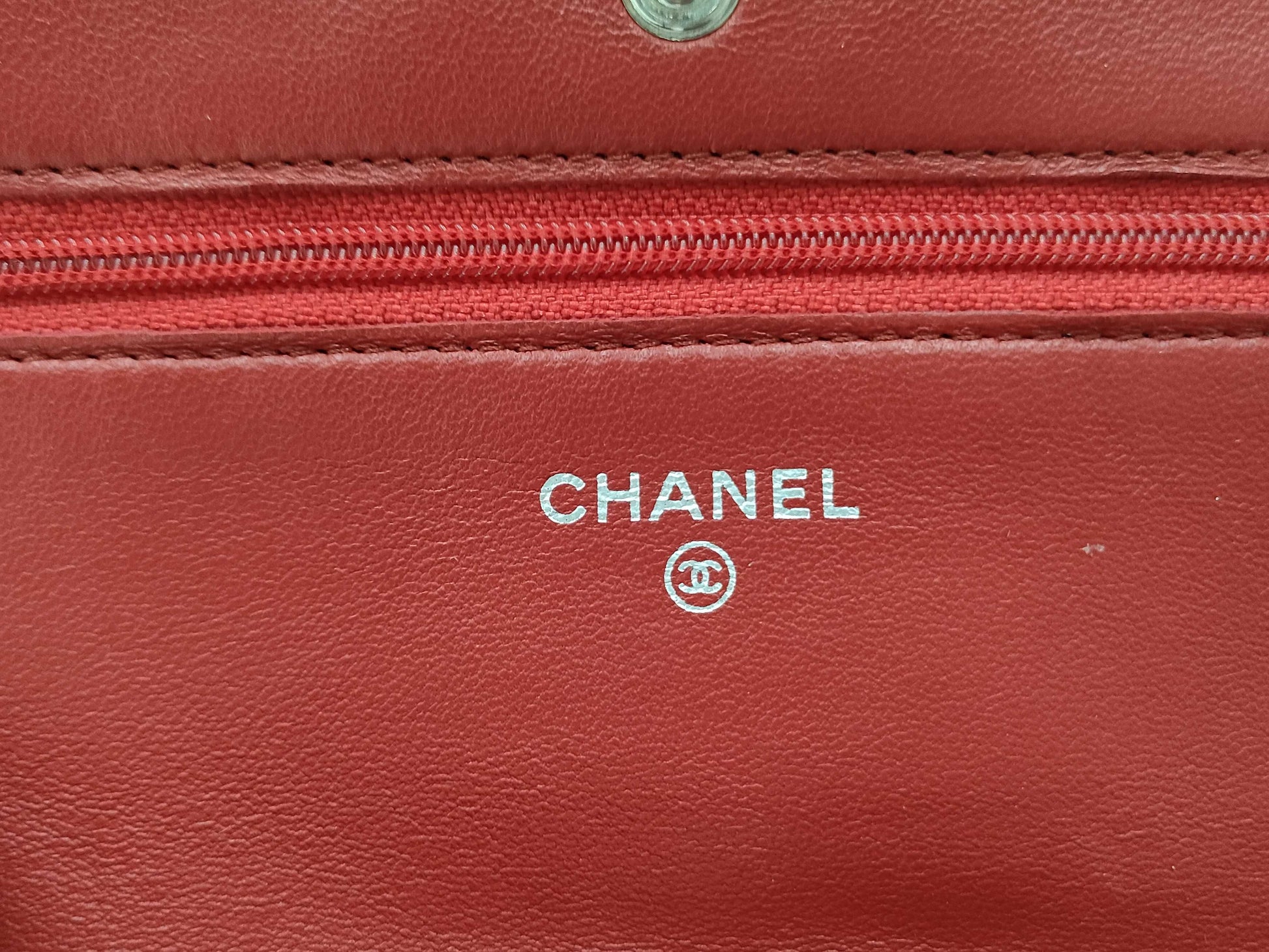 CHANEL CHANEL Lambskin Matelasse Chain Wallet No. 14 Shoulder Bag