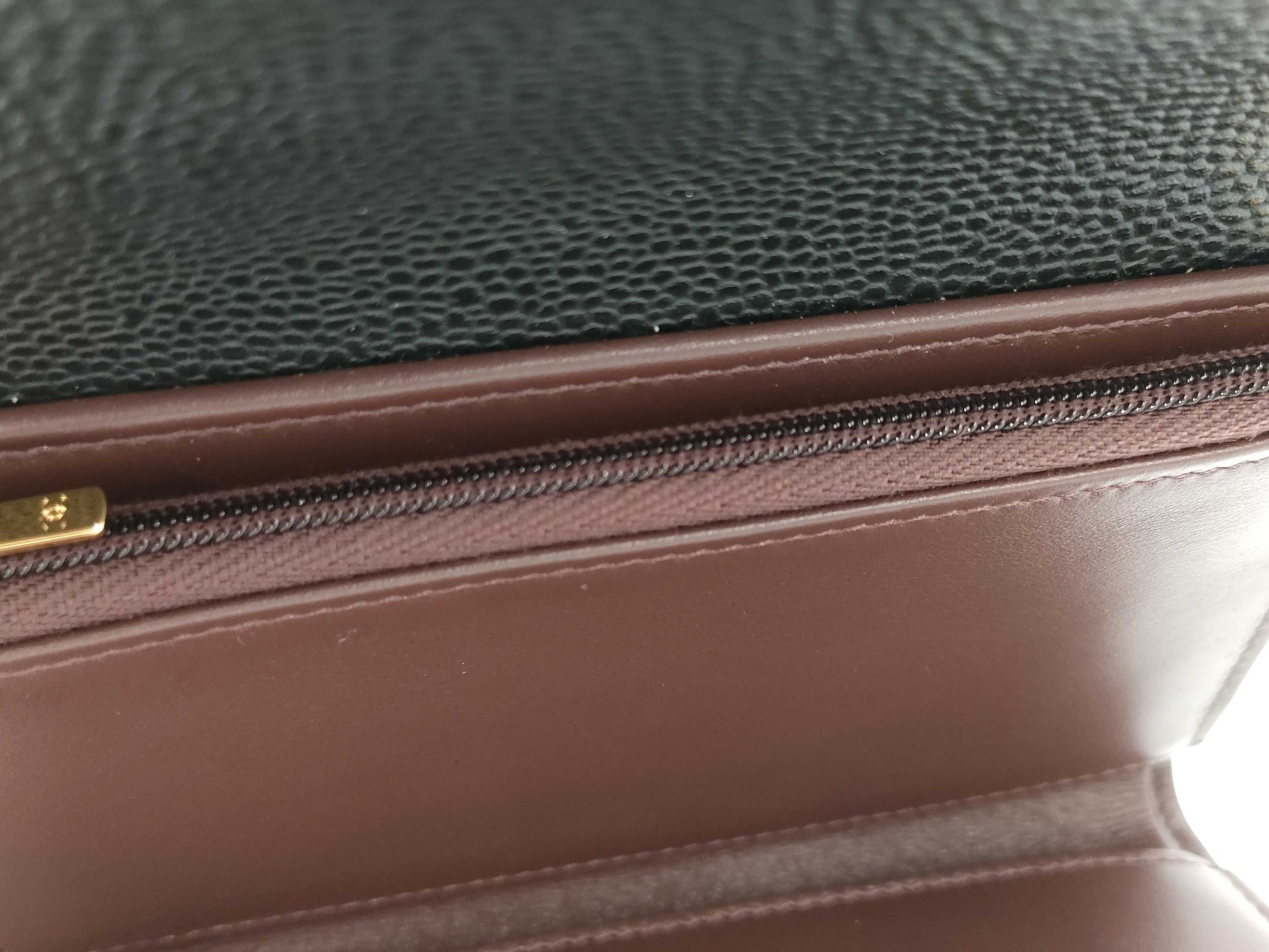 CHANEL Matelasse Medium Flap Wallet in Caviar Leather