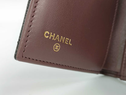 CHANEL Matelasse Medium Flap Wallet in Caviar Leather