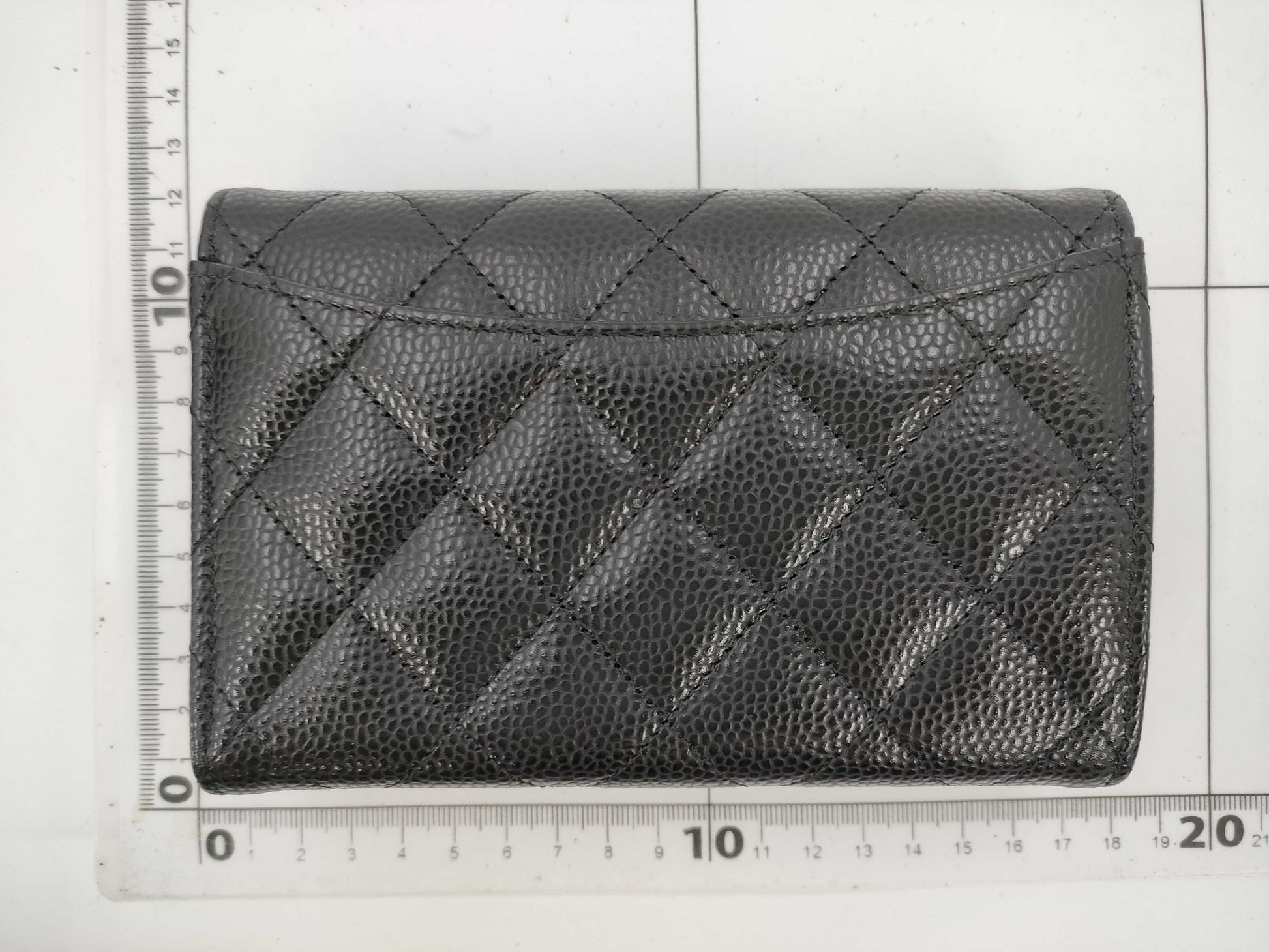 CHANEL Matelasse Medium Flap Wallet in Caviar Leather