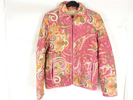 ETRO Paisley Nylon Zip-Up Jacket Size 42