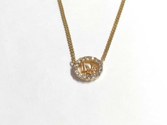 Dior Trotter Rhinestone Necklace