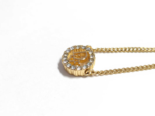 Dior Trotter Rhinestone Necklace
