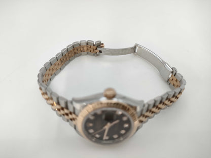 ROLEX 279171G 776VD131 Chocolate Dial Women's Watch