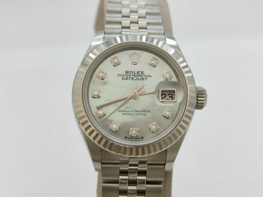ROLEX 279174NG 78Y639L0 White Shell Dial Women's Watch