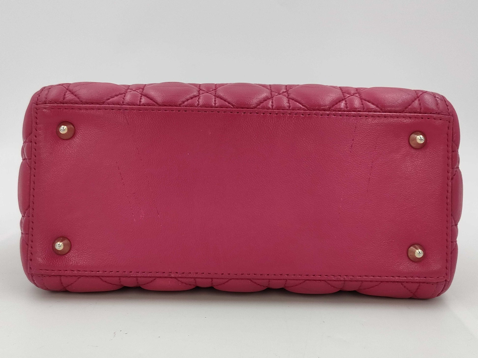 Dior Lady Dior Lamb Pink 2-Way Handbag with Strap