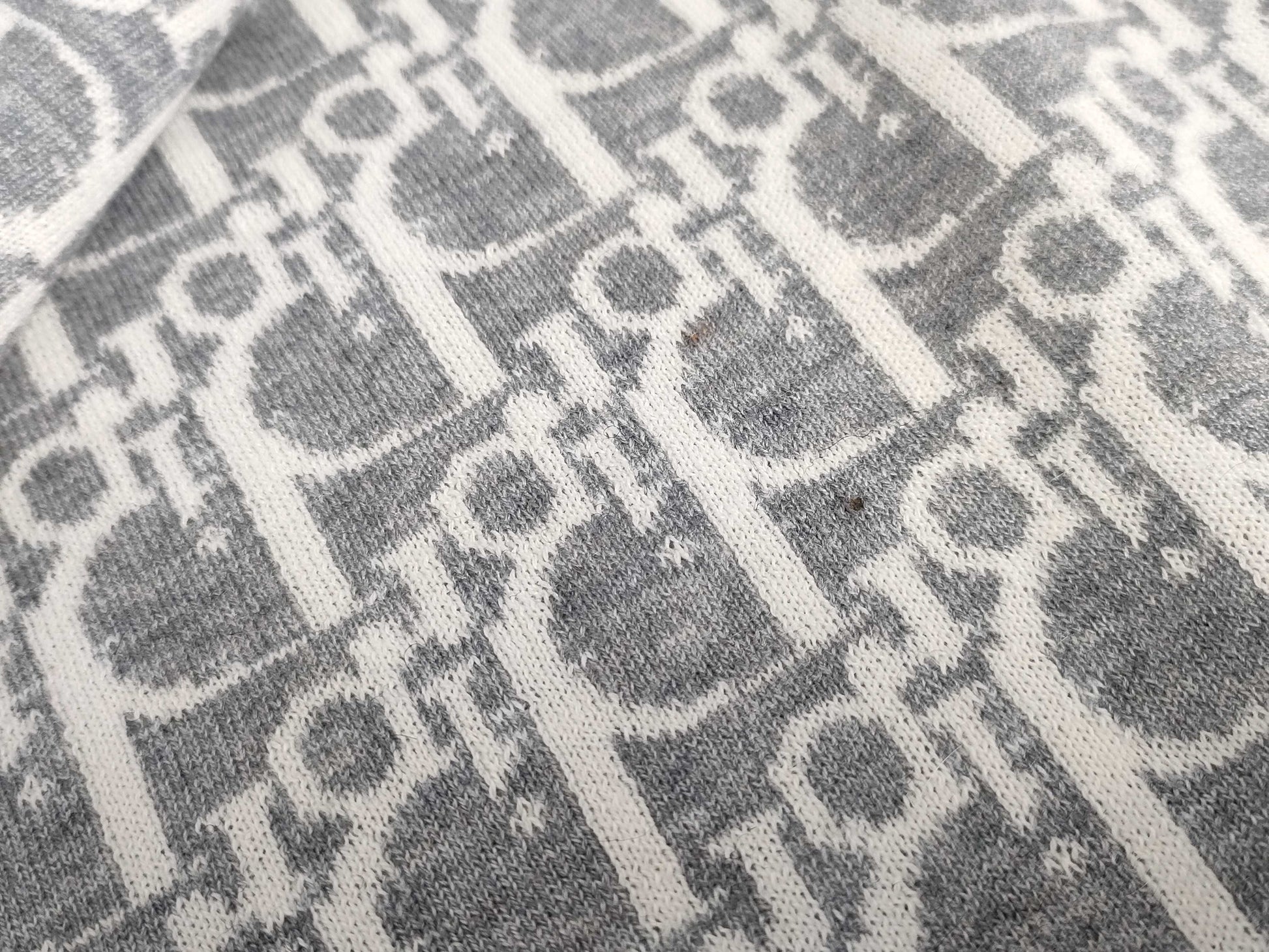 Dior Trotter Scarf Gray