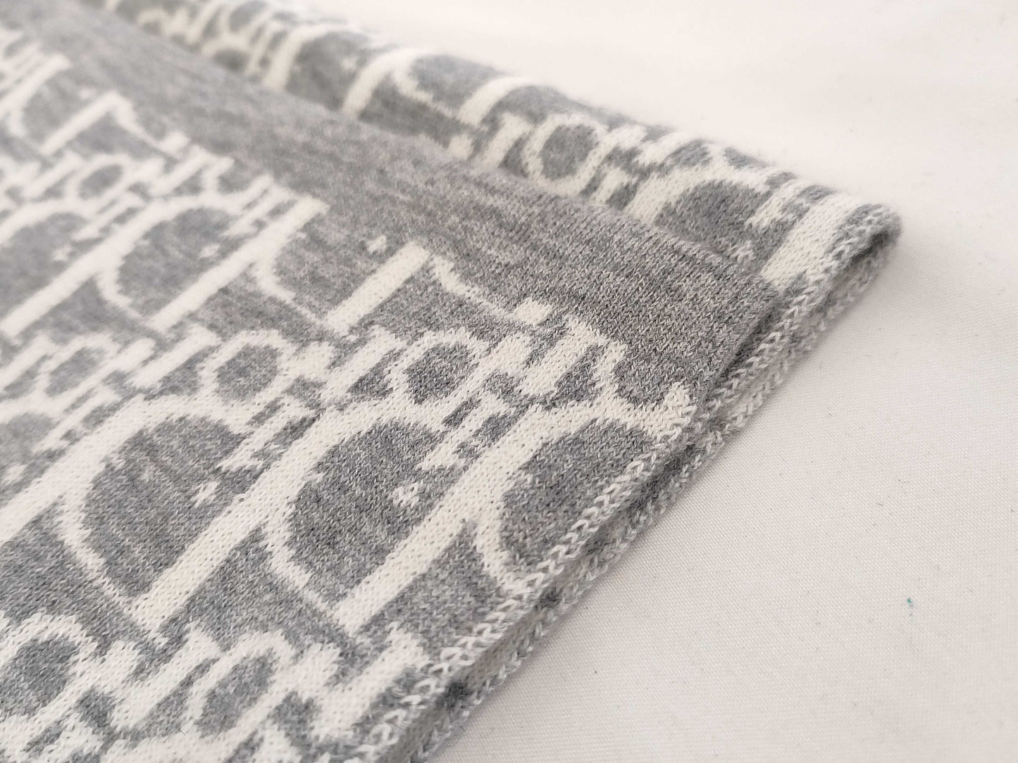 Dior Trotter Scarf Gray