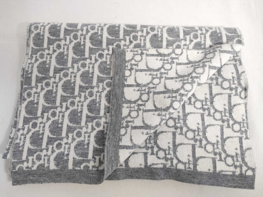 Dior Trotter Scarf Gray