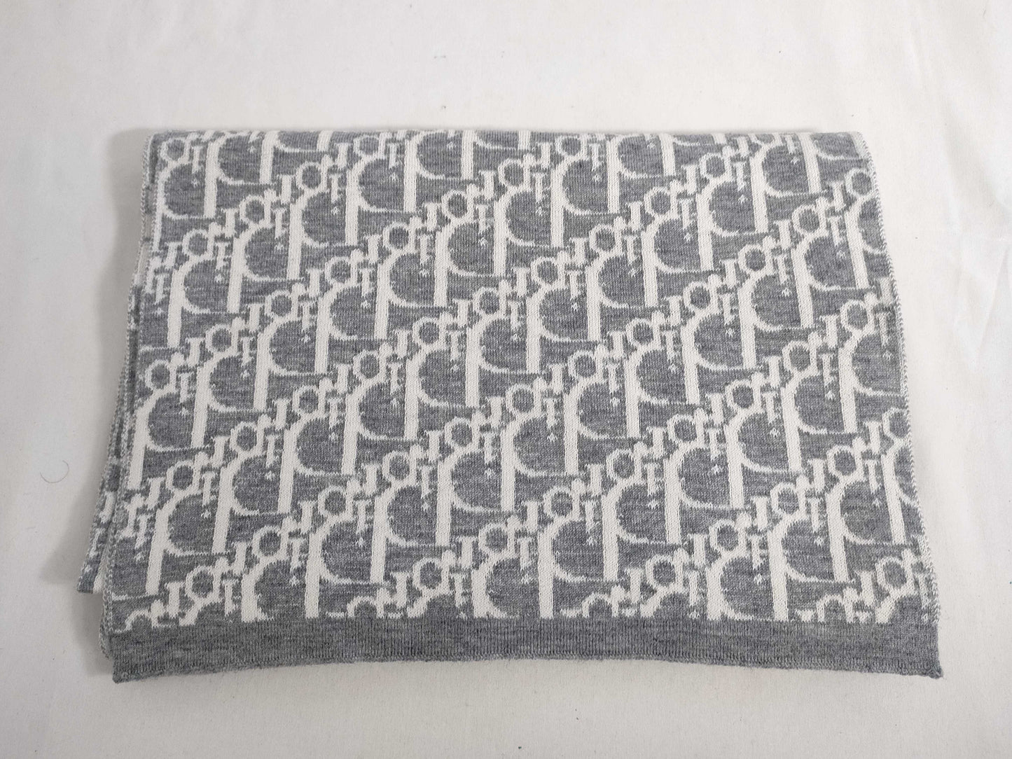 Dior Trotter Scarf Gray