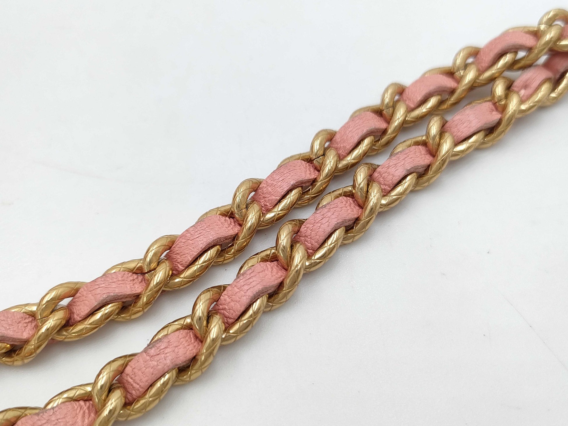 CHANEL Vanity Chain Shoulder Bag Pink Vanity Bag