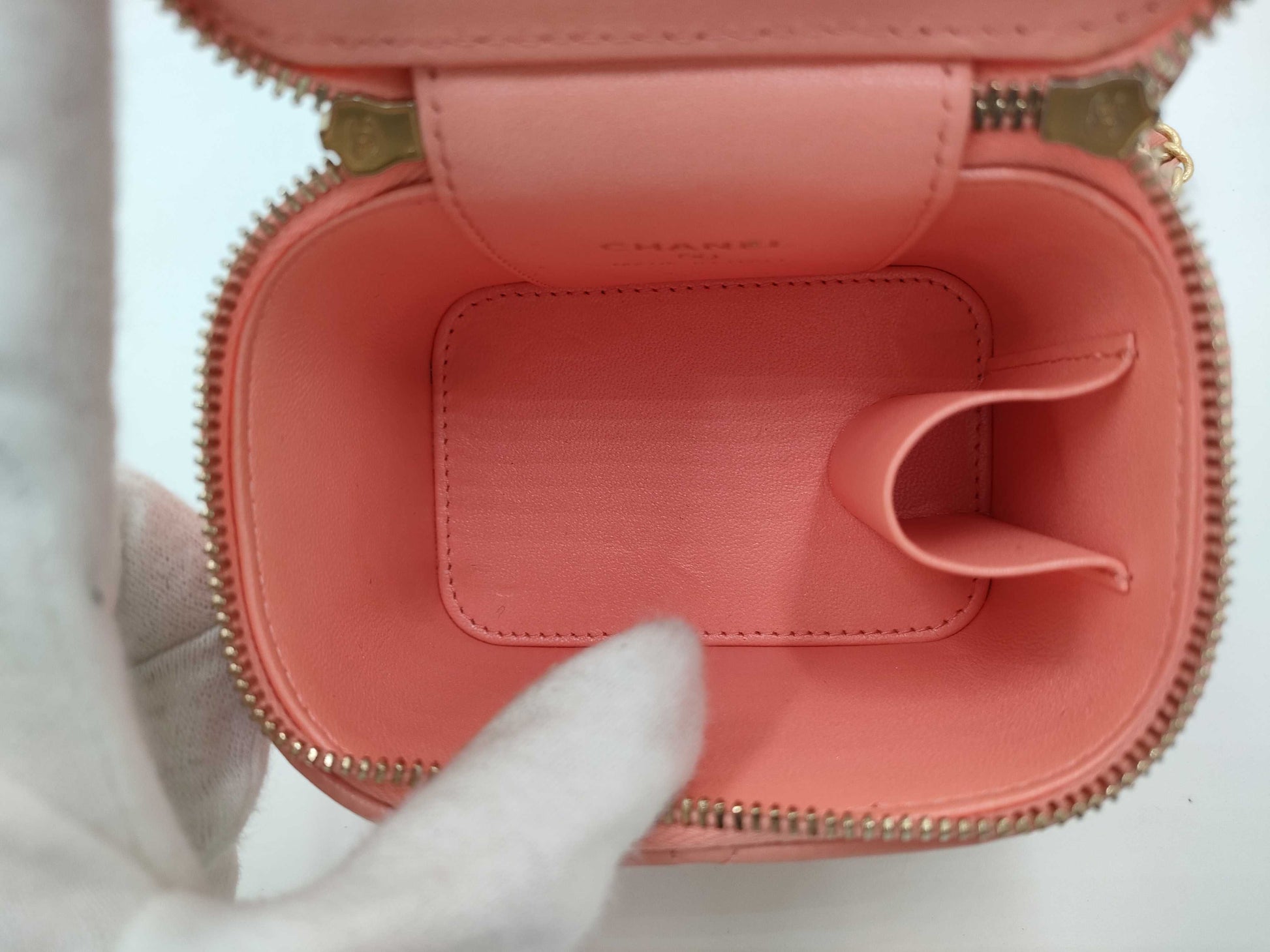 CHANEL Vanity Chain Shoulder Bag Pink Vanity Bag