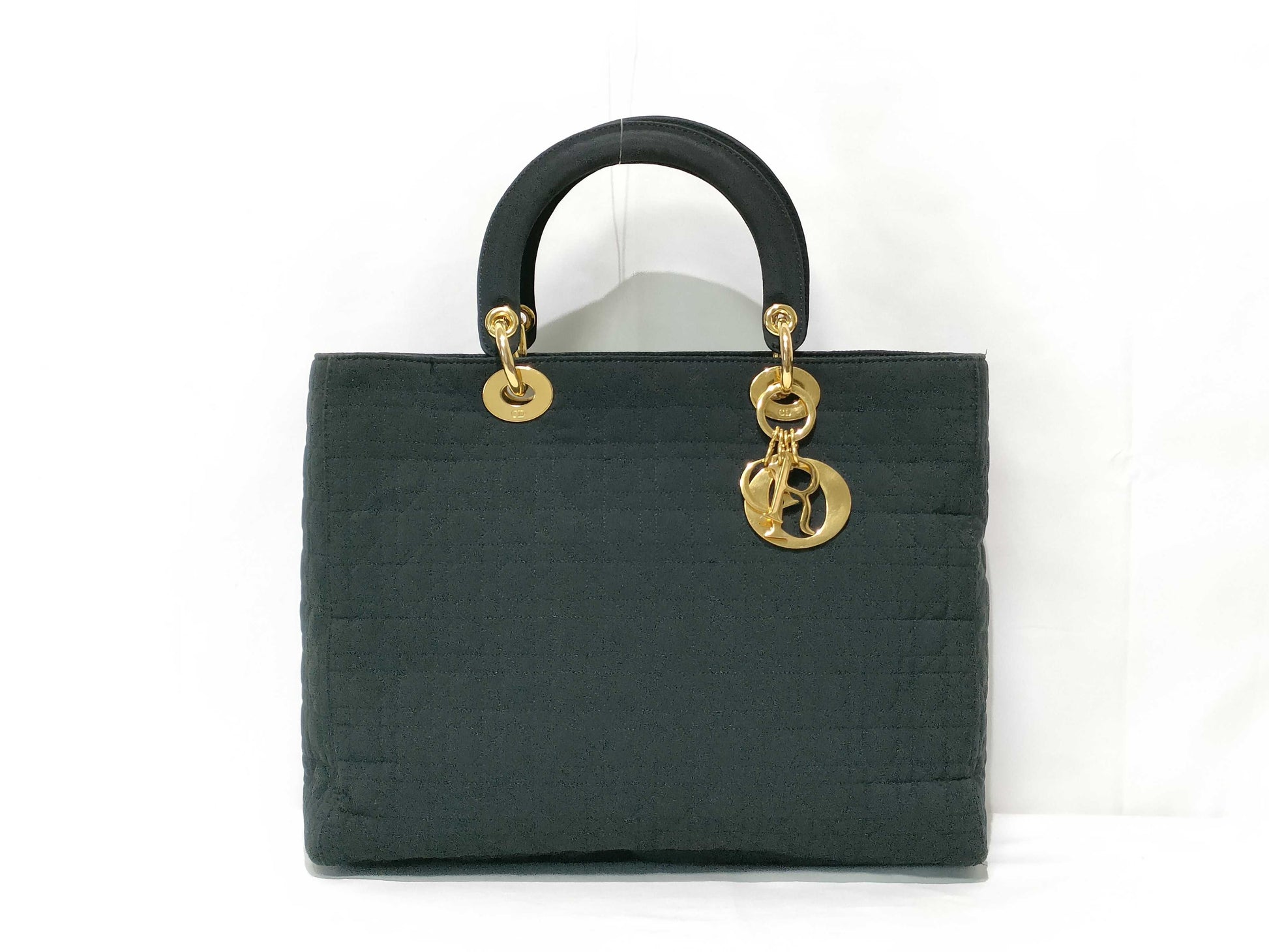 Dior Lady Dior Cannage Nylon Handbag