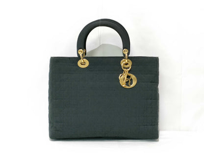 Dior Lady Dior Cannage Nylon Handbag