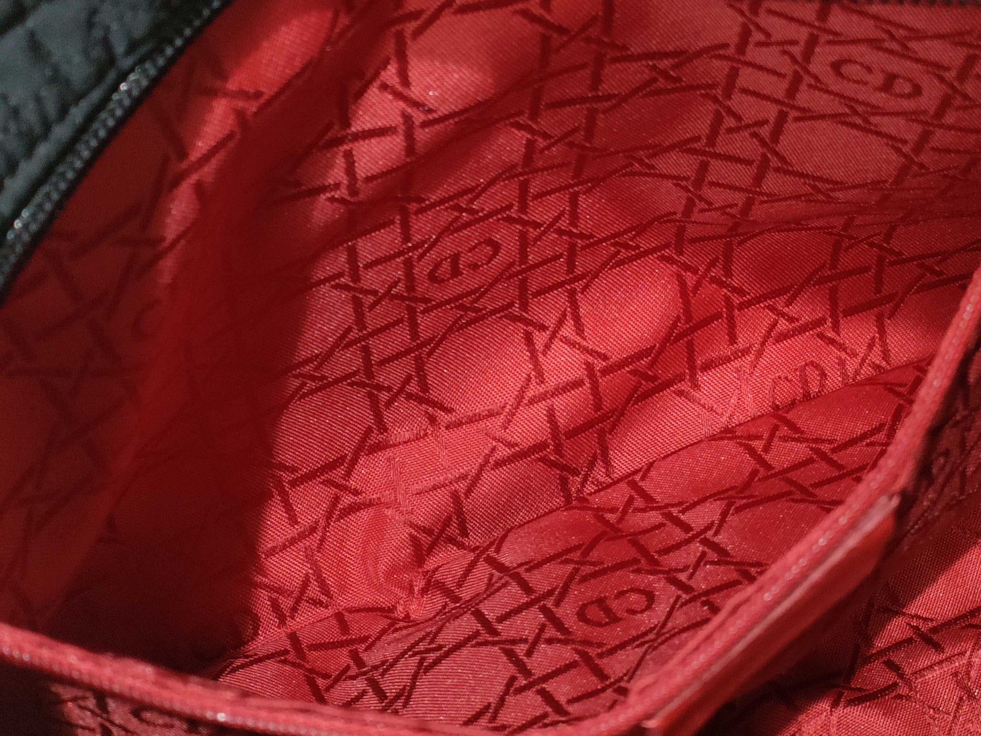 Dior Lady Dior Cannage Nylon Handbag