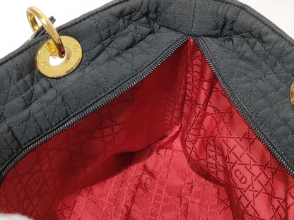 Dior Lady Dior Cannage Nylon Handbag