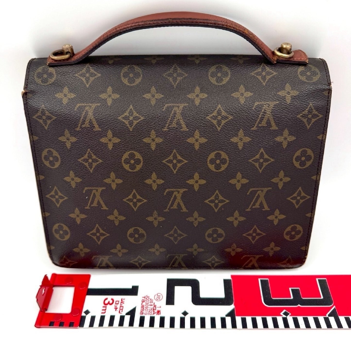 LOUIS VUITTON Monogram Monceau 28 Handbag