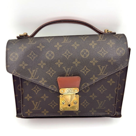 LOUIS VUITTON Monogram Monceau 28 Handbag