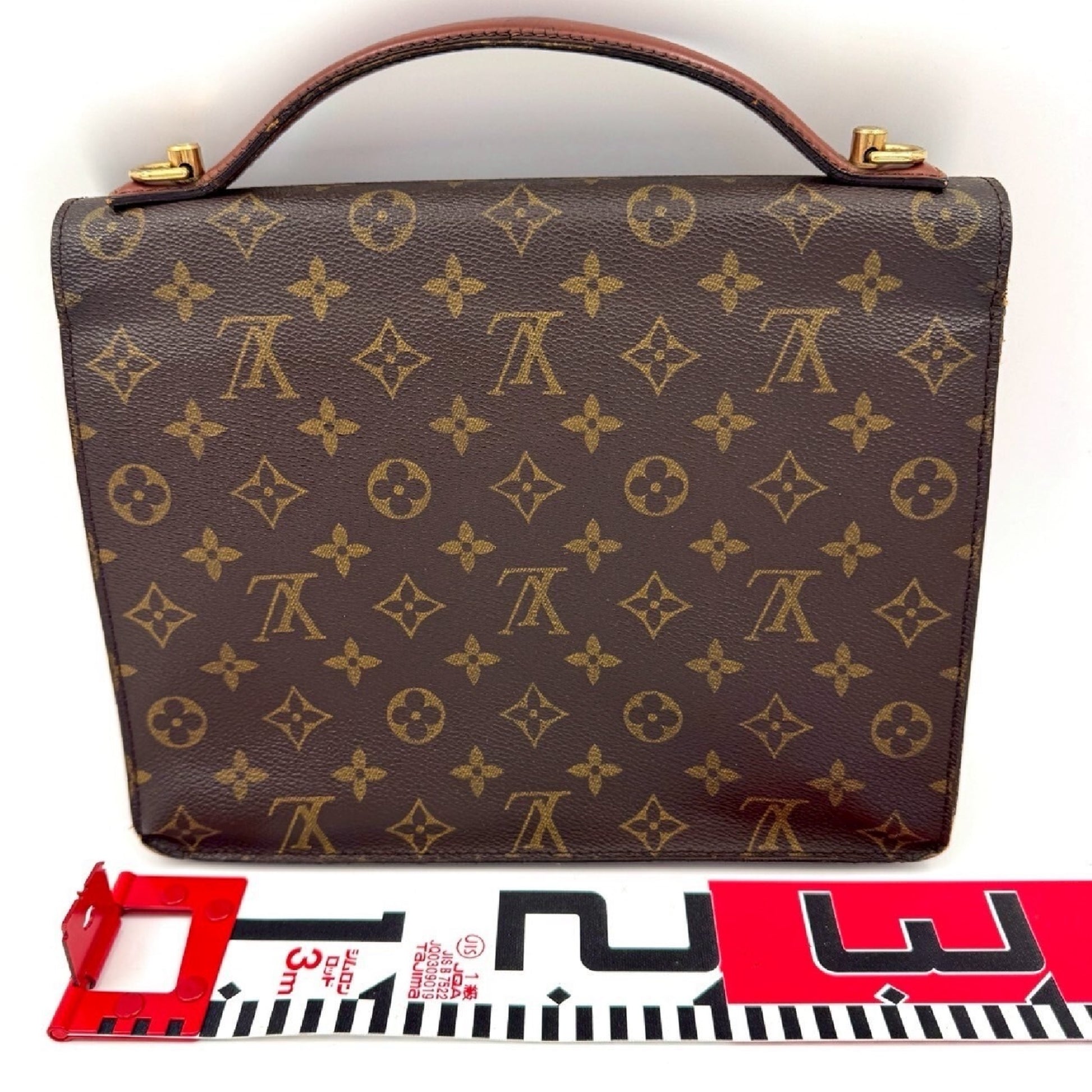LOUIS VUITTON Monogram Monceau 28 Handbag