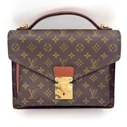 LOUIS VUITTON Monogram Monceau 28 Handbag