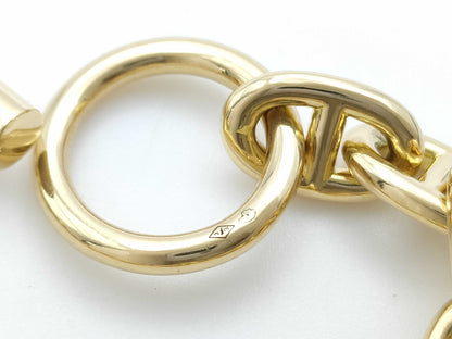 HERMES Chaine d'Ancre PM 16-link bracelet in YG Au750, 51.1g.