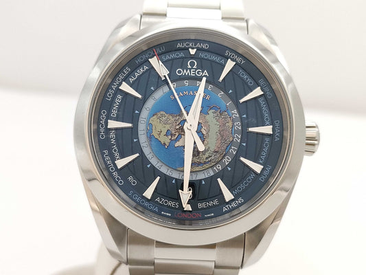 OMEGA Seamaster OMEGA SS AT Seamaster Aqua Terra 150m Worldtimer 220.10.43.22.03.001 Men's Watch