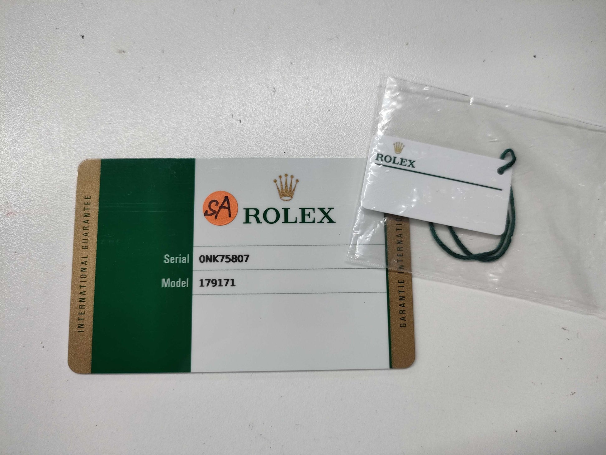 ROLEX 179171 0NK75807 Pink Dial Women's Watch