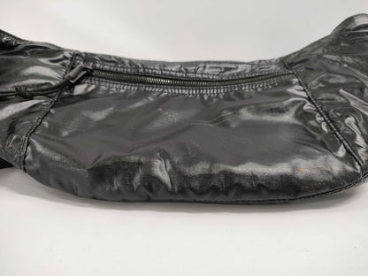 (10460_0313) SAINT LAURENT Body Bag Nylon Black Waist Bag