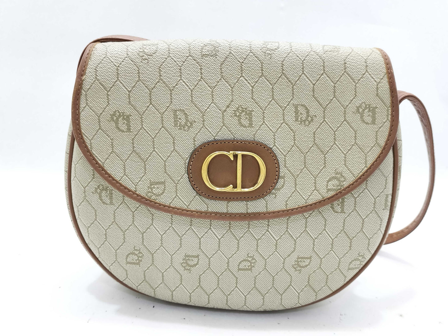 (10460_0332) Dior Dior Shoulder Beige Classic Dior Shoulder Bag