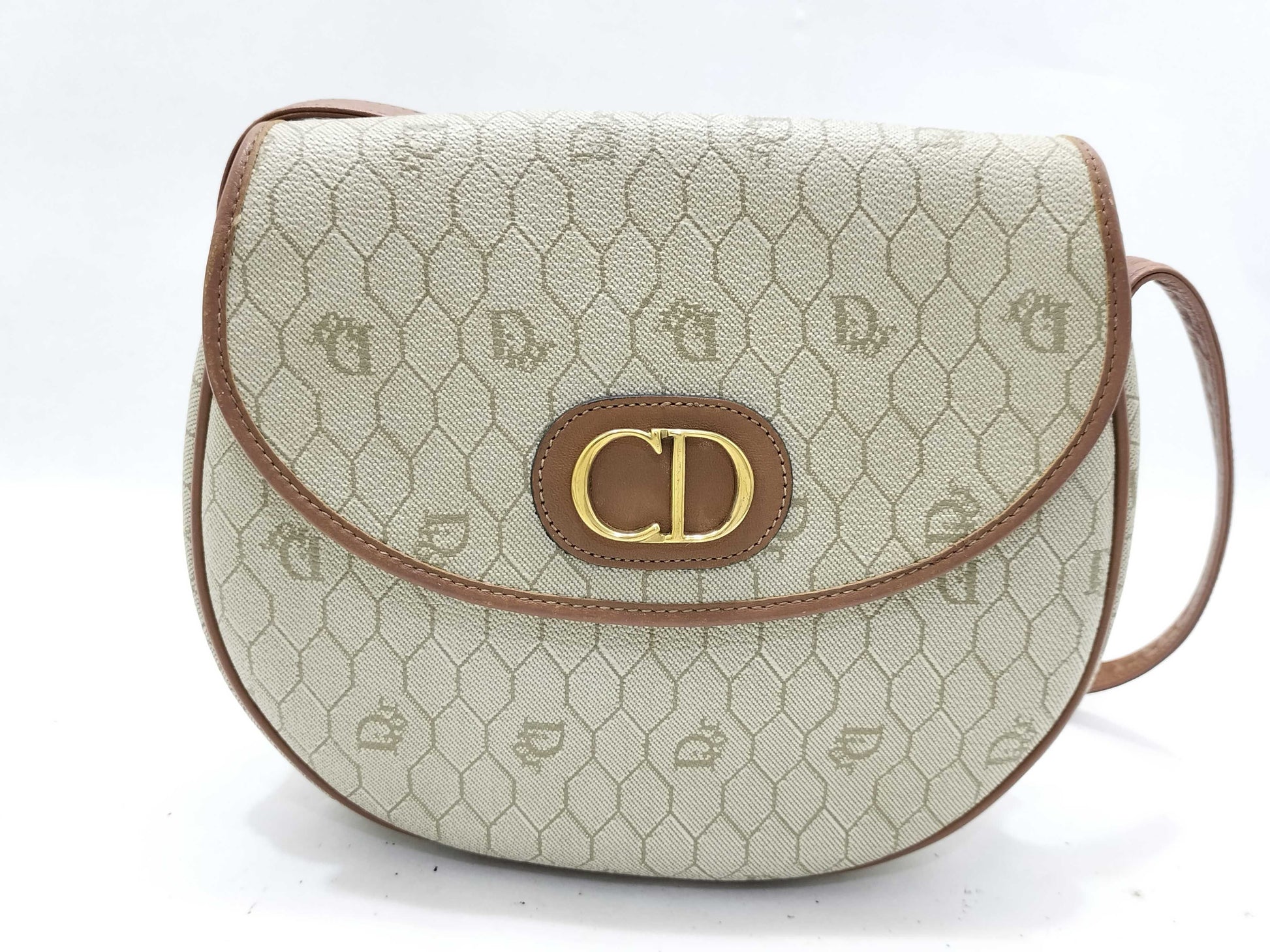 (10460_0332) Dior Dior Shoulder Beige Classic Dior Shoulder Bag