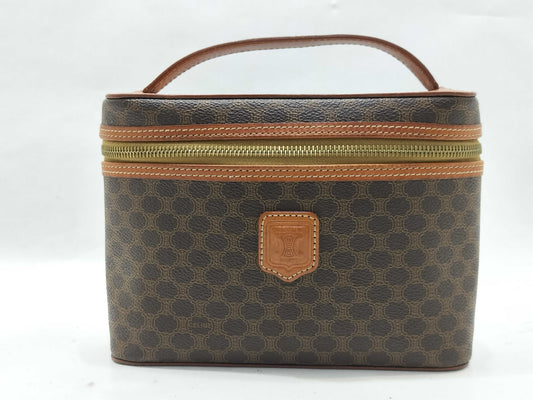 (10460_0157) CELINE CELINE Macadam Vanity Bag Vanity Bag