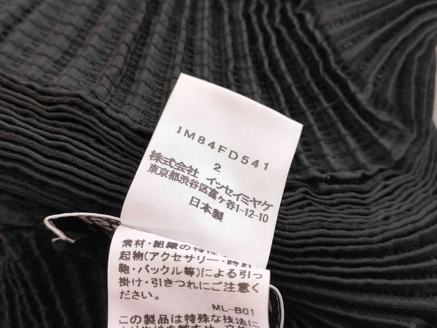 (10462_0175) ISSEY MIYAKE ISSEYMIYAKE Issey Miyake IM84FD541 Pleated Steam Stretch Jacket 3D Steam Black 2 Jacket