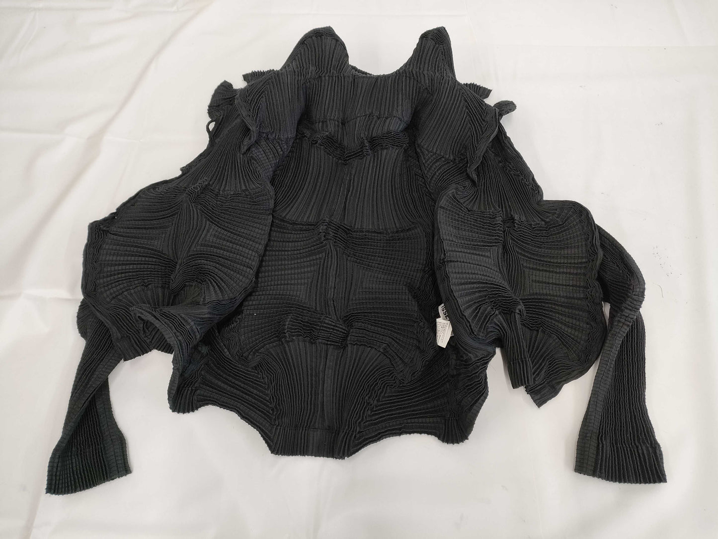 (10462_0175) ISSEY MIYAKE ISSEYMIYAKE Issey Miyake IM84FD541 Pleated Steam Stretch Jacket 3D Steam Black 2 Jacket