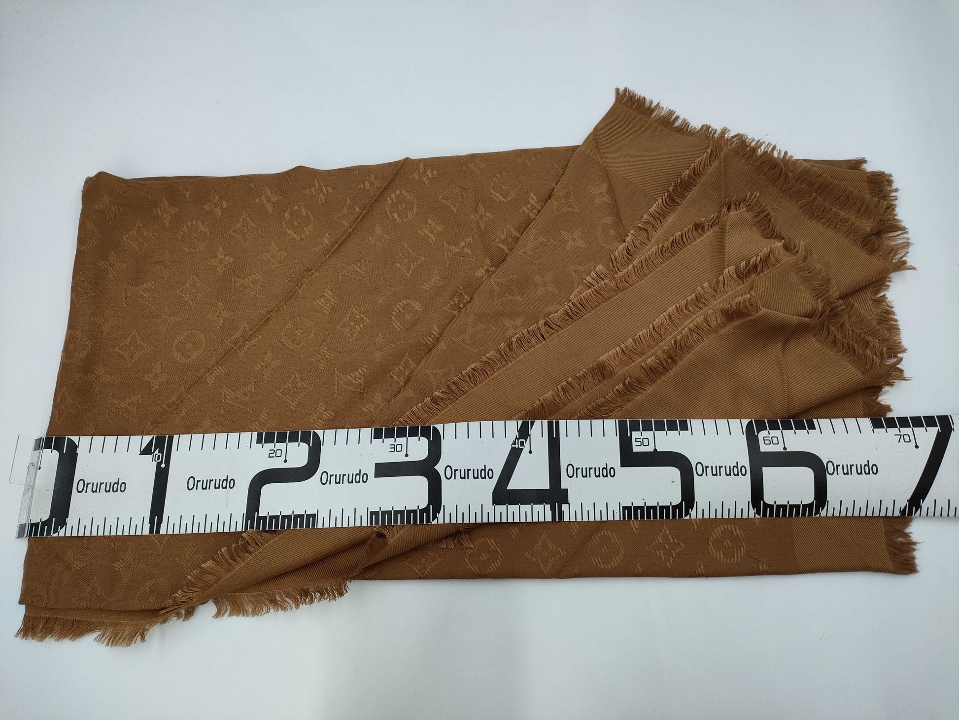 (10462_0024) LOUIS VUITTON M71339 Shawl Stole Monogram Silk x Wool Other Apparel