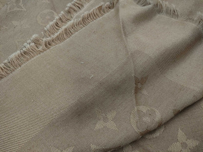 (10462_0024) LOUIS VUITTON M71339 Shawl Stole Monogram Silk x Wool Other Apparel
