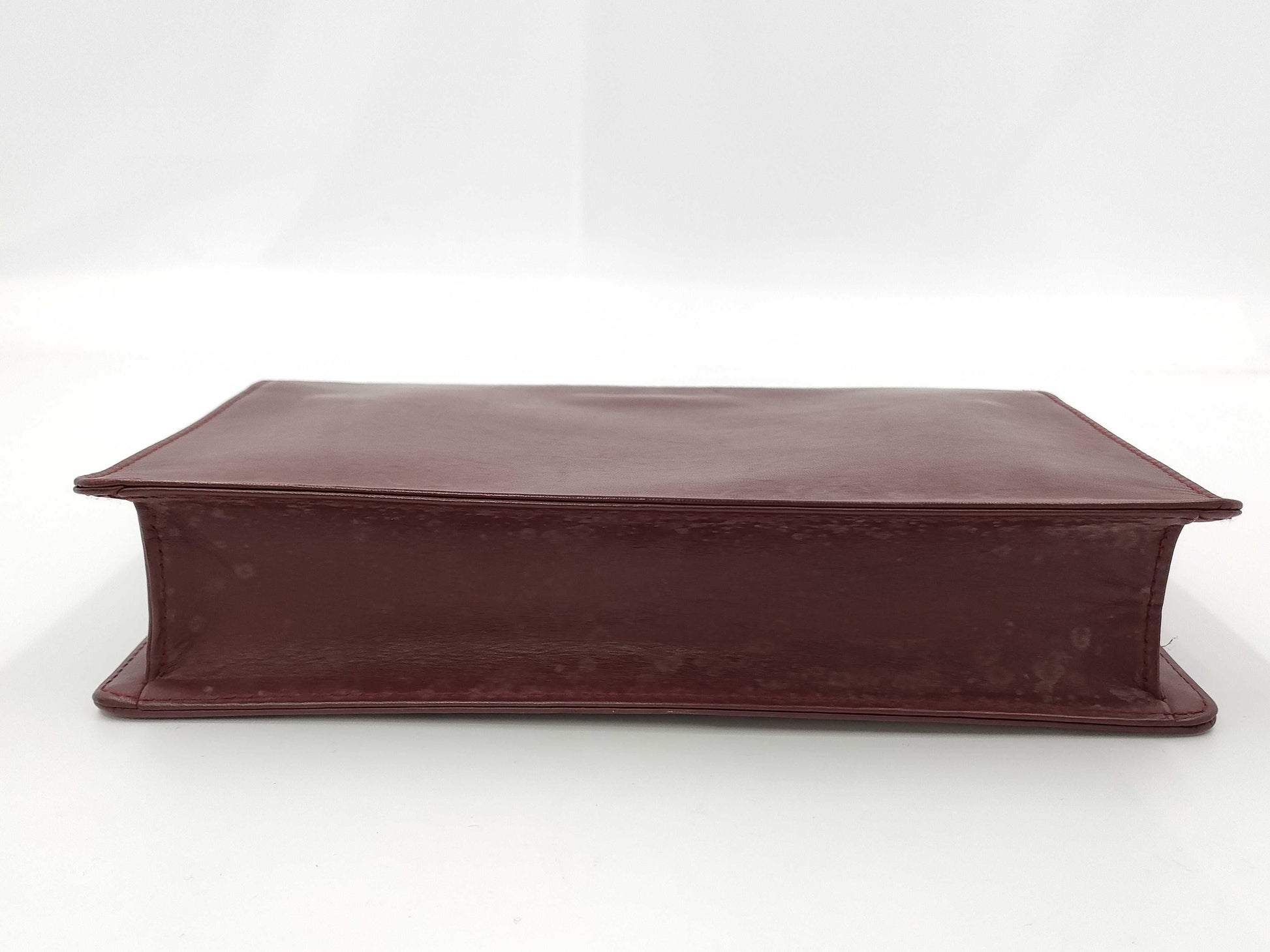 (10460_0123) Cartier Bordeaux Clutch Bag Second Bag