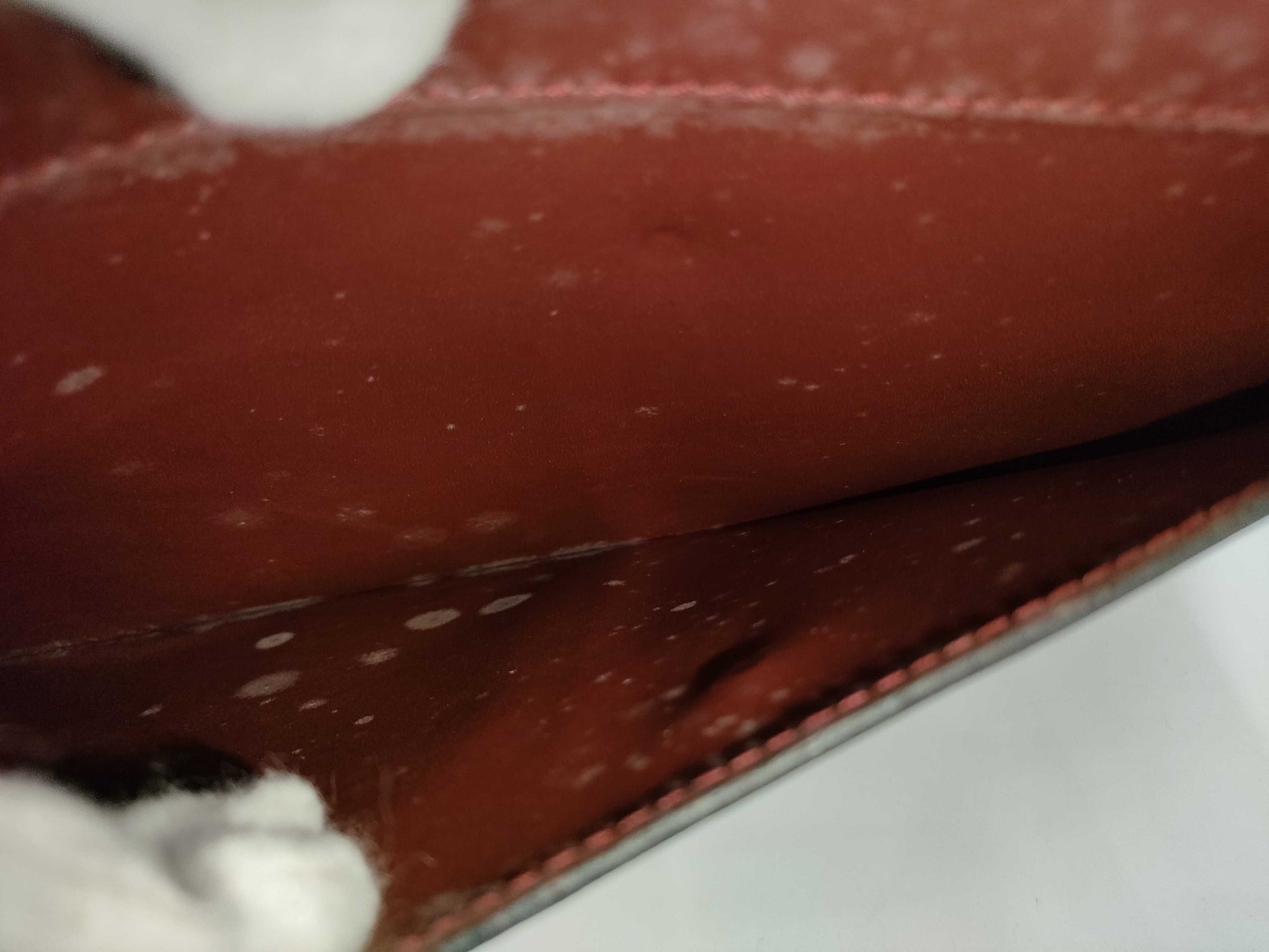(10460_0123) Cartier Bordeaux Clutch Bag Second Bag