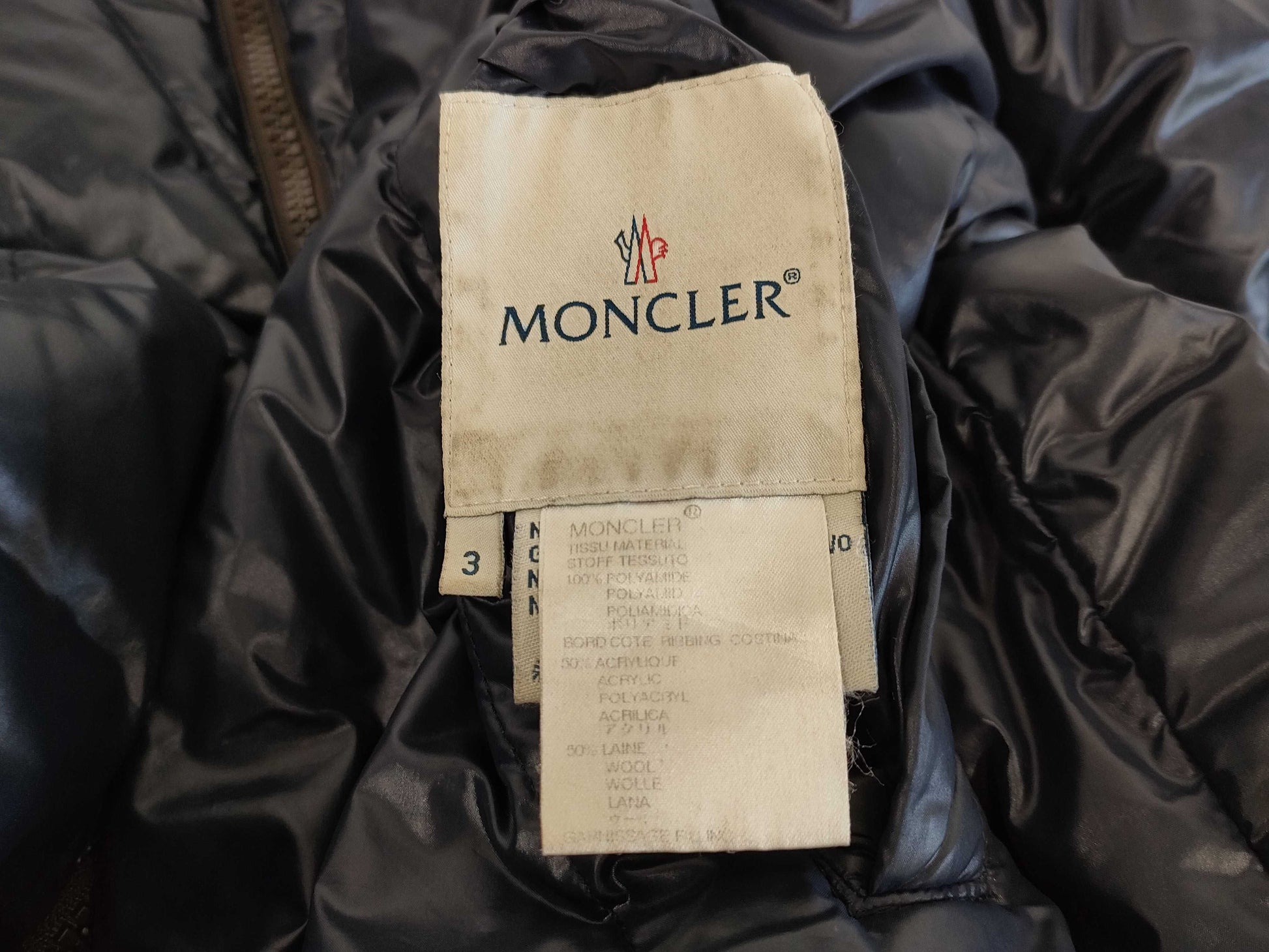 (10462_0244) MONCLER Moncler Reversible Down Jacket Patch