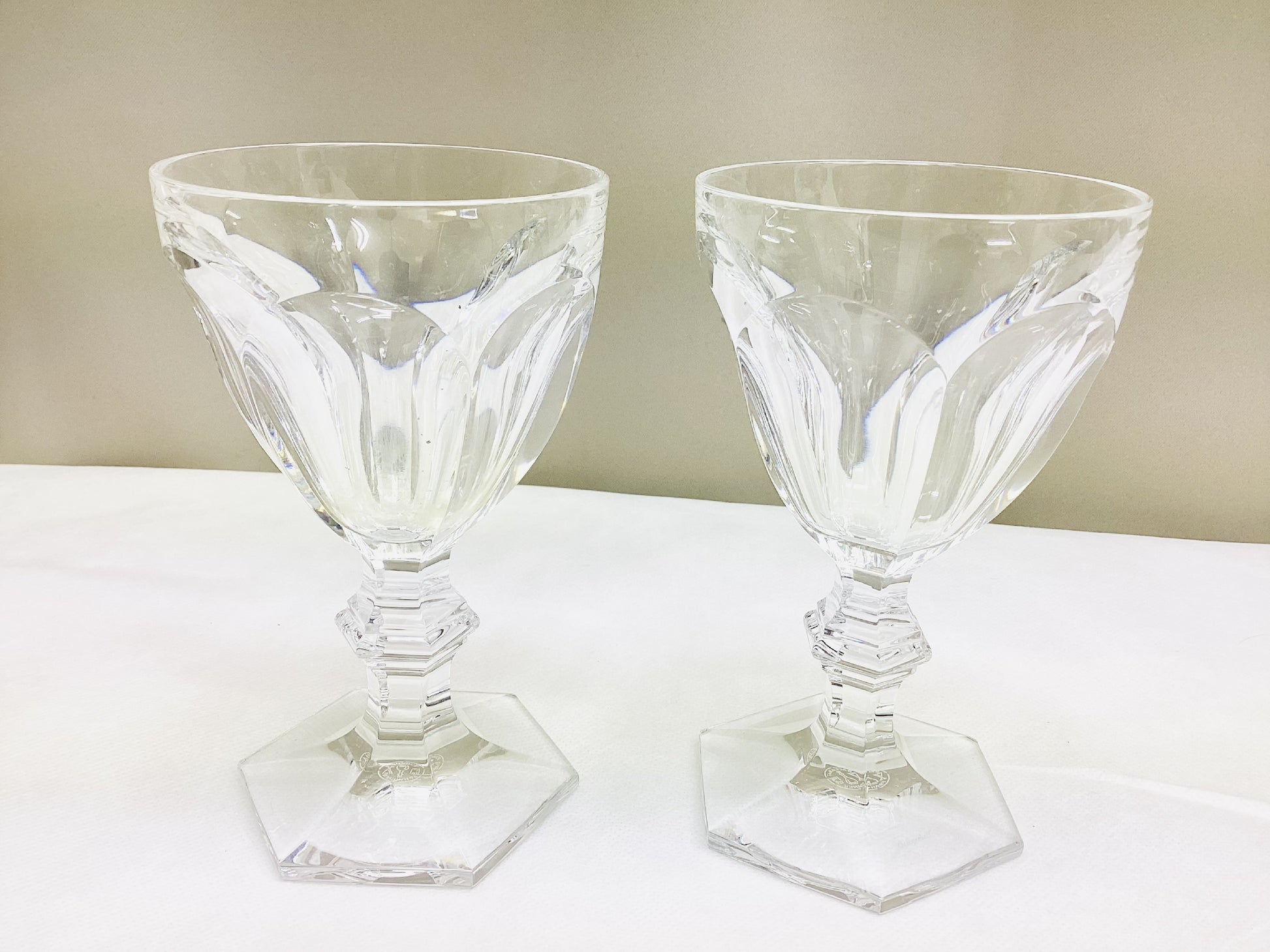 (10461_0263)▼Baccarat Baccarat Arcour Wine Glasses Pair Set Glasses