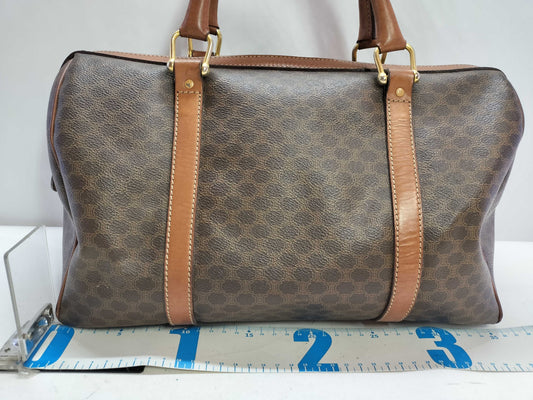 (10460_0152) Salvatore Ferragamo Celine Macadam Mini Boston Bag Boston Bag