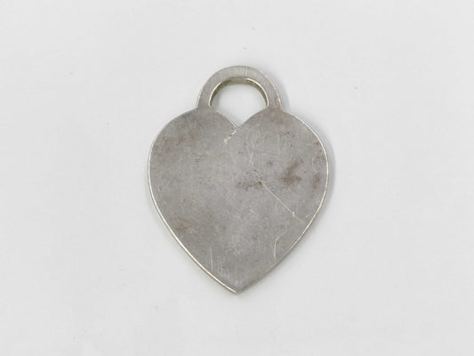 (10461_0229) Tiffany & Co. Heart 925 Top 7.4g Pendant Top