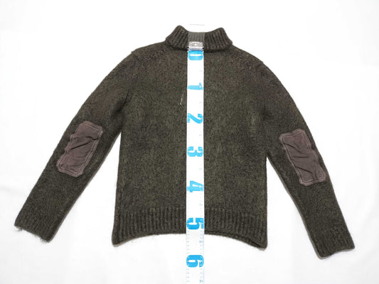 LOUIS VUITTON Knit Jacket, Mohair, Khaki Top