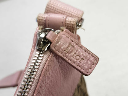 (10460_0331) Dior Trotter Dior Shoulder Bag Trotter Pink Handbag