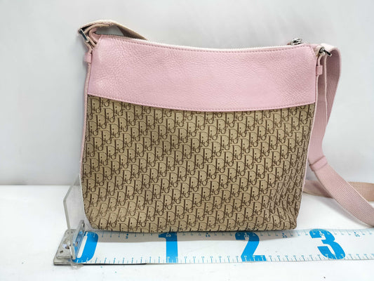 (10460_0331) Dior Trotter Dior Shoulder Bag Trotter Pink Handbag