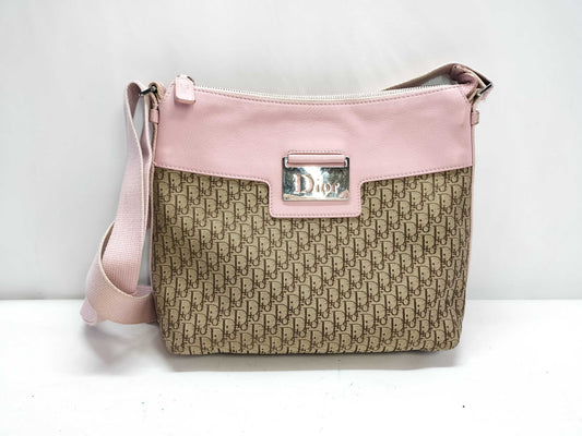 (10460_0331) Dior Trotter Dior Shoulder Bag Trotter Pink Handbag