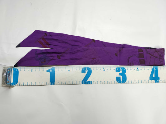 (10462_0107) HERMES Twily Twily Purple Scarf