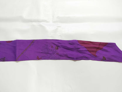 (10462_0107) HERMES Twily Twily Purple Scarf