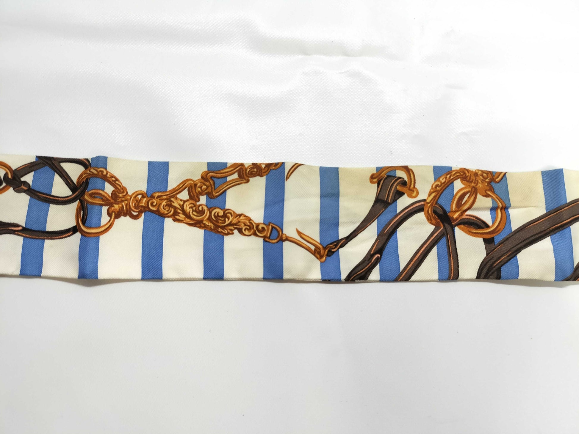 (10462_0106) HERMES Twely Twely Border Scarf