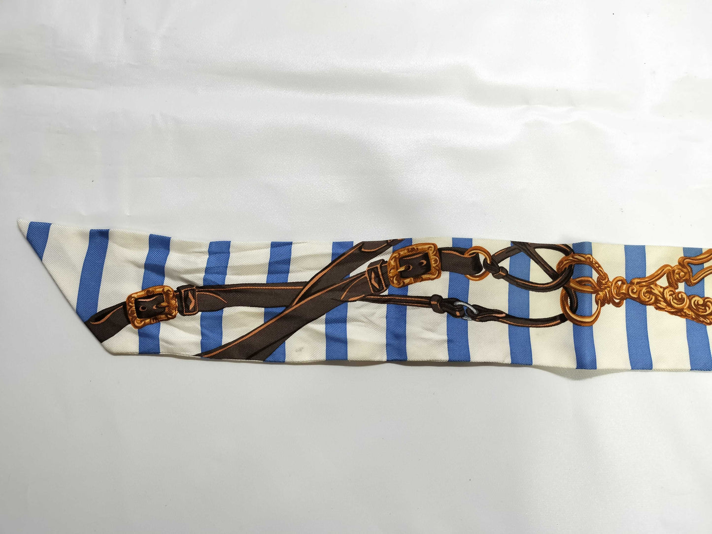 (10462_0106) HERMES Twely Twely Border Scarf