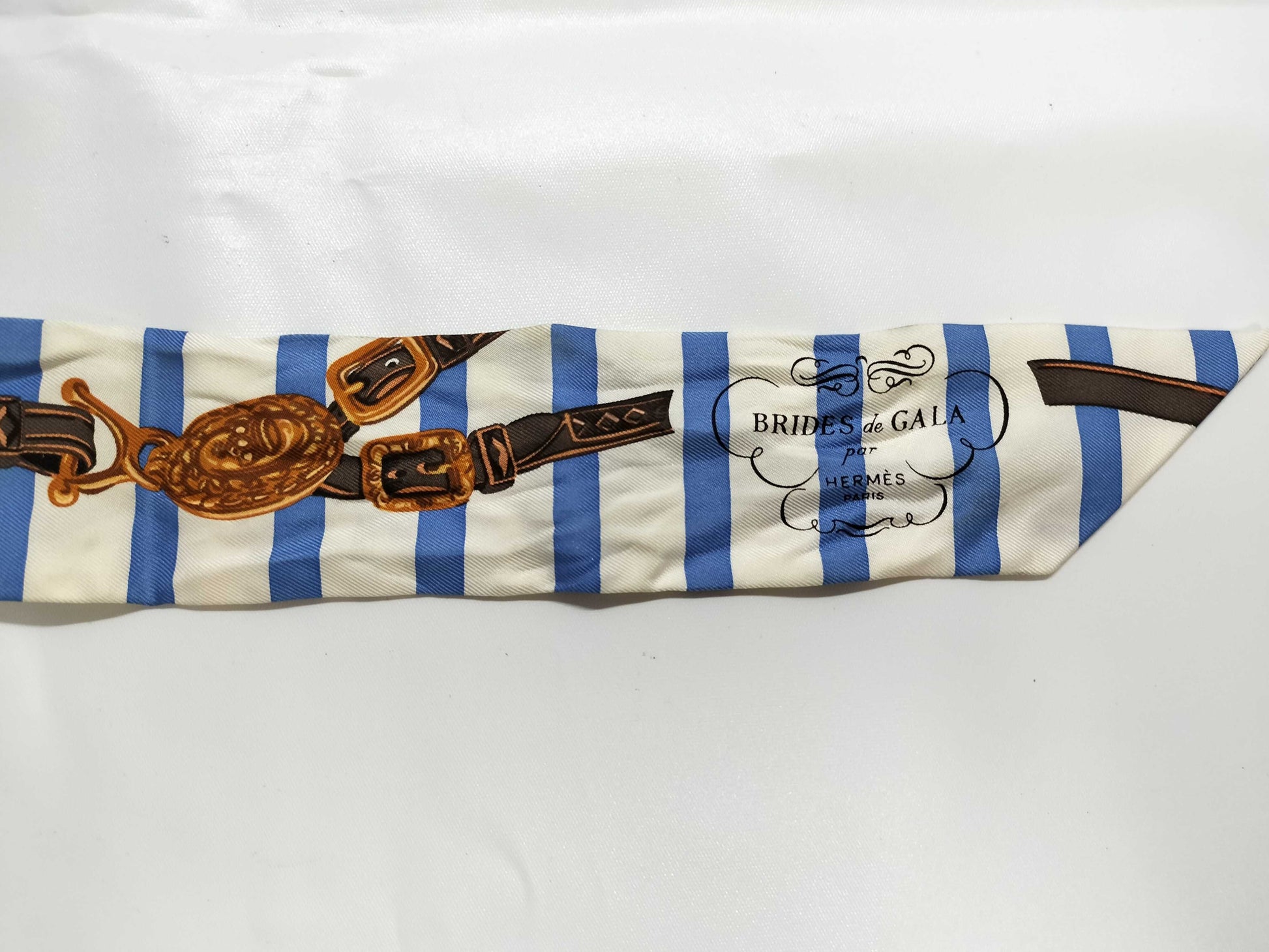 (10462_0106) HERMES Twely Twely Border Scarf
